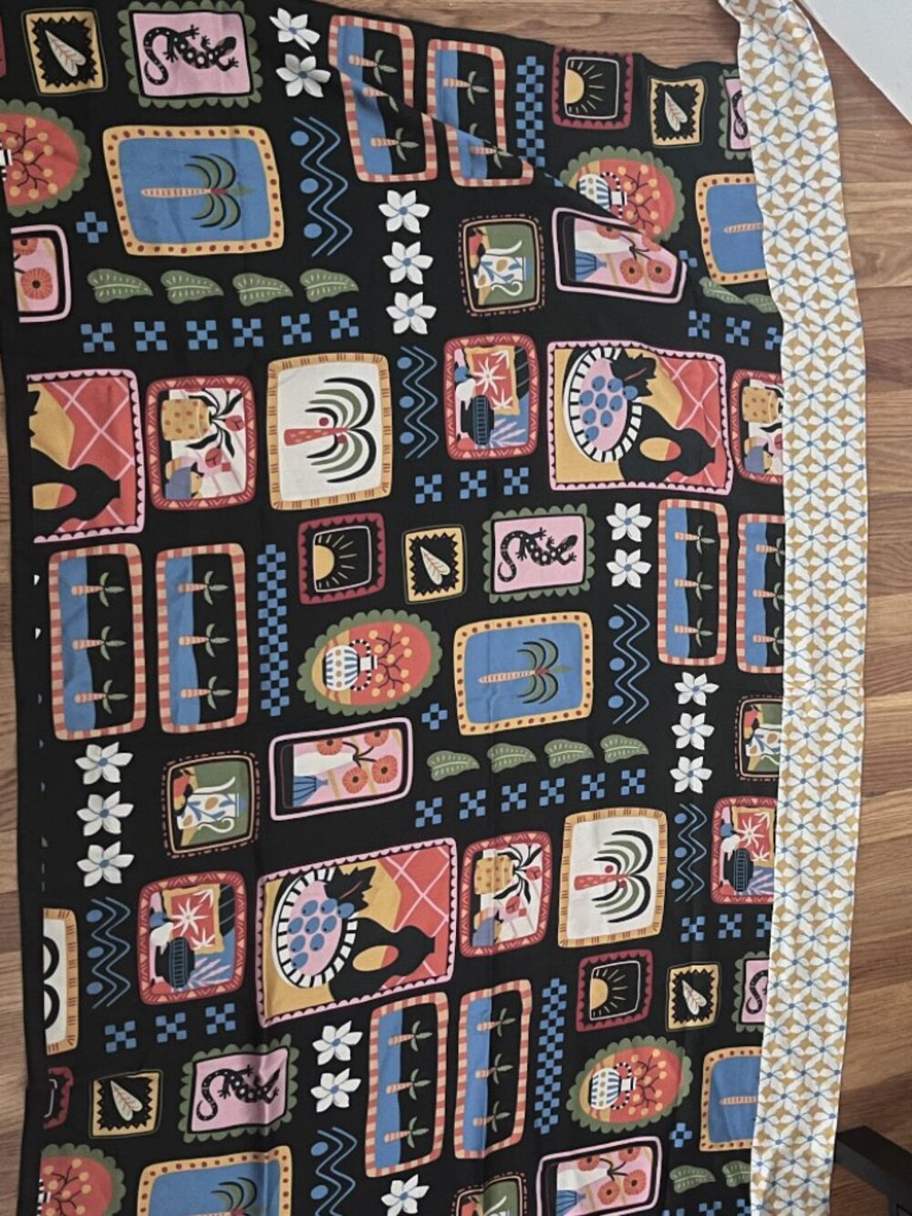 PALMA Egypt Multicolor Printed Wrap Skirt Sarong 100% Polyester